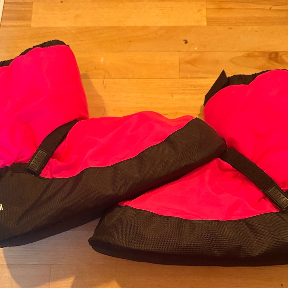 Bloch Pink and Black Women's Dance Booties
